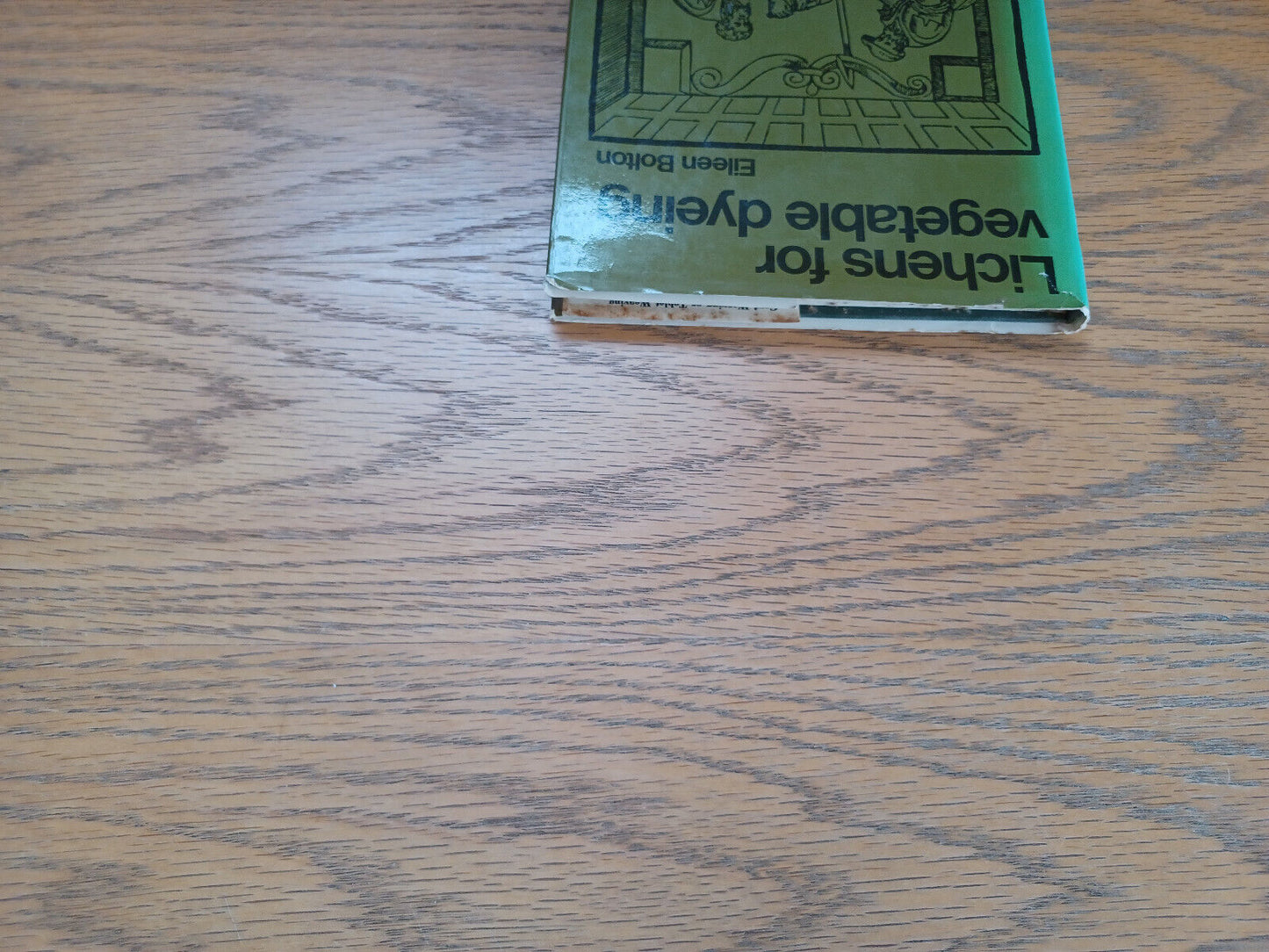 Lichens for Vegetable Dyeing Eileen M Bolton 1972 Hardcover Dust Jacket Studio V