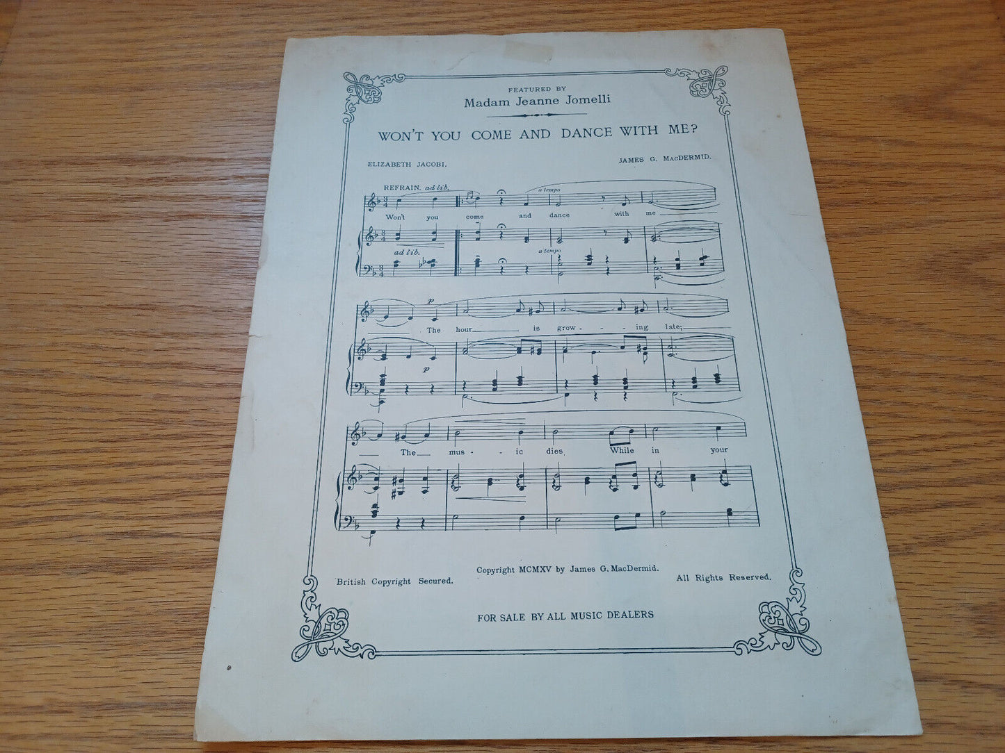 Land of Mine Wilbur D Nesbit James G MacDermid 1917
