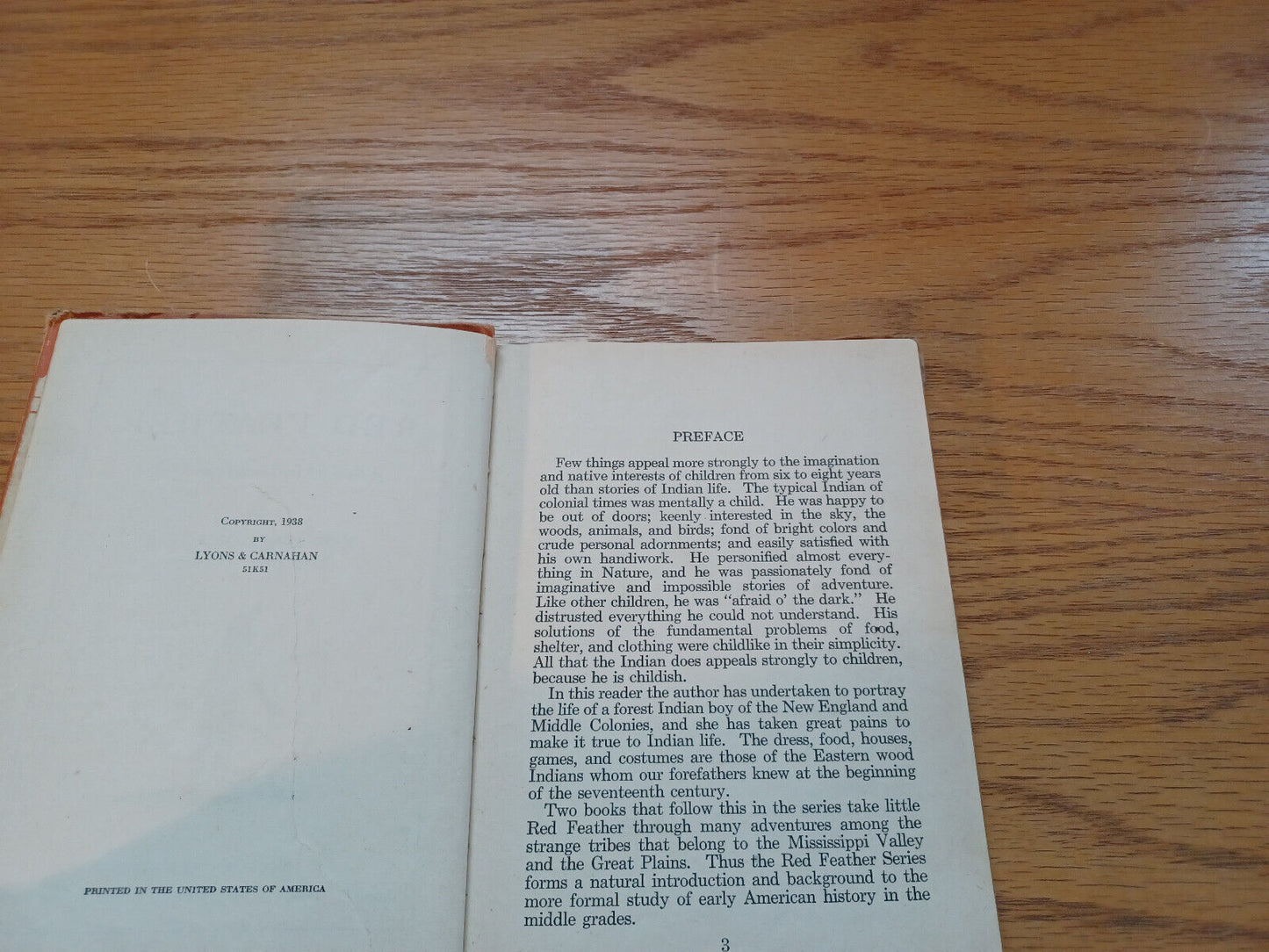 Red Feather Margaret E Morcomb 1938 Hardcover Lyons & Carnahan