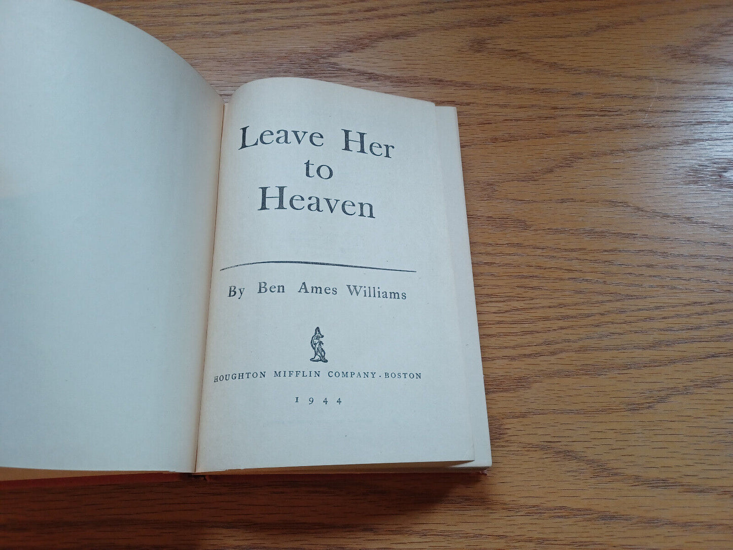 Leave to Her Heaven by Ben Williams 1944