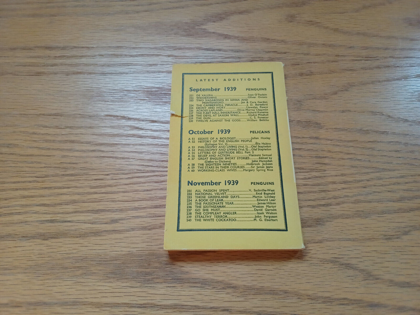 A Book of Lear R L Megroz 1939 Paperback Penguin Books