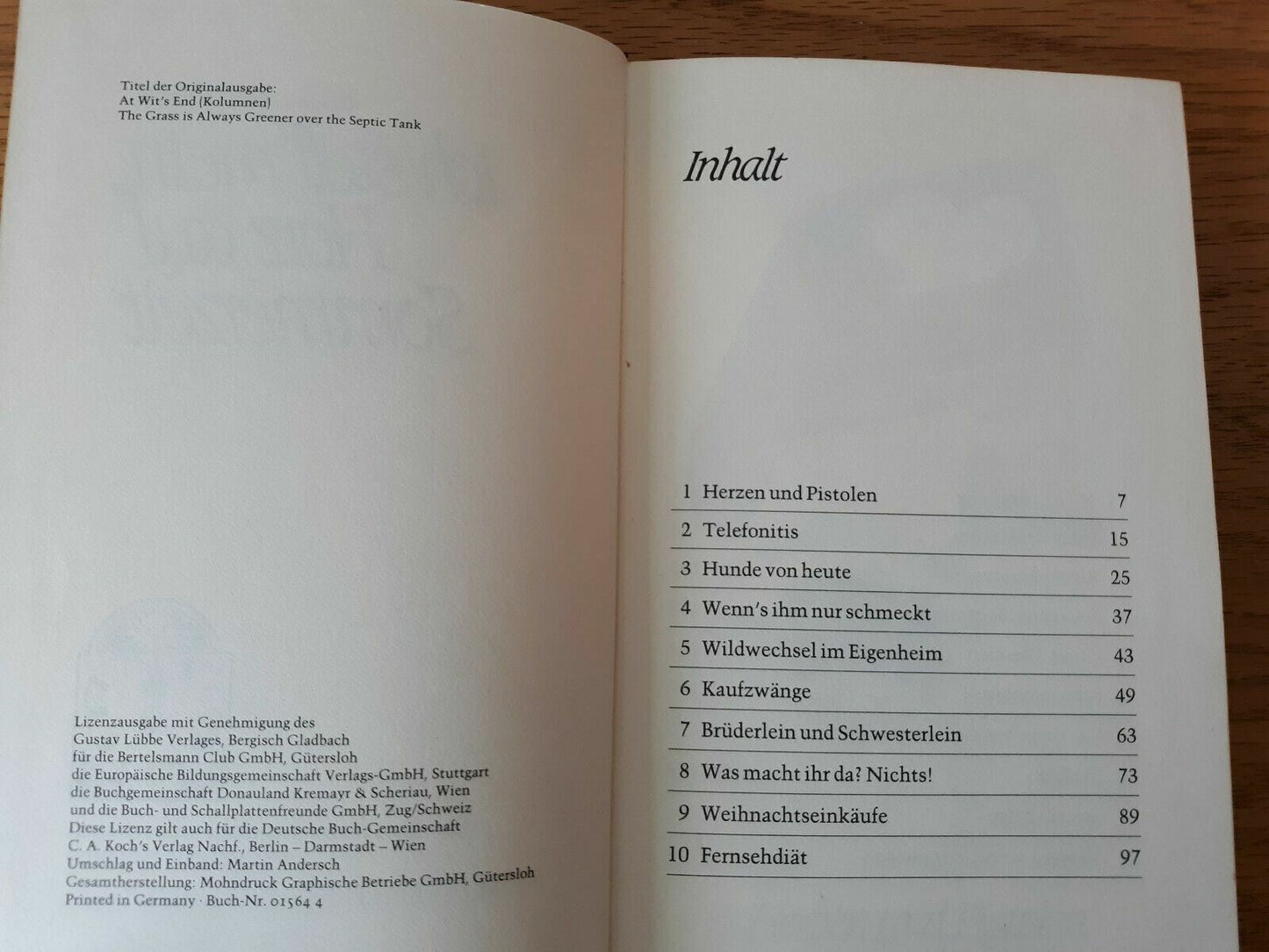 Ich stell´mein Herz auf Sommerzeit (German) Erma Bombeck Hardcover