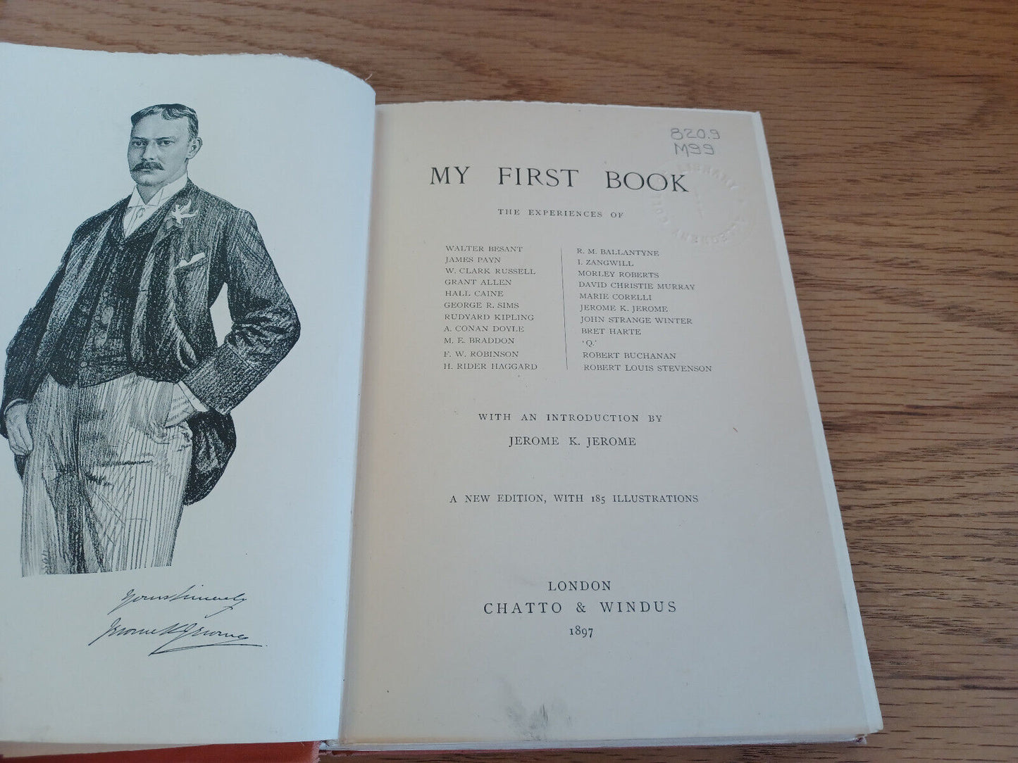 My First Book Experiences Of Besant Payn Russell Allen Caine 1897