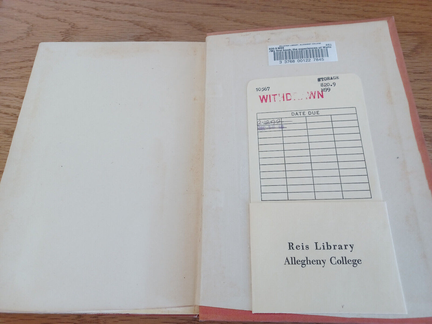 My First Book Experiences Of Besant Payn Russell Allen Caine 1897