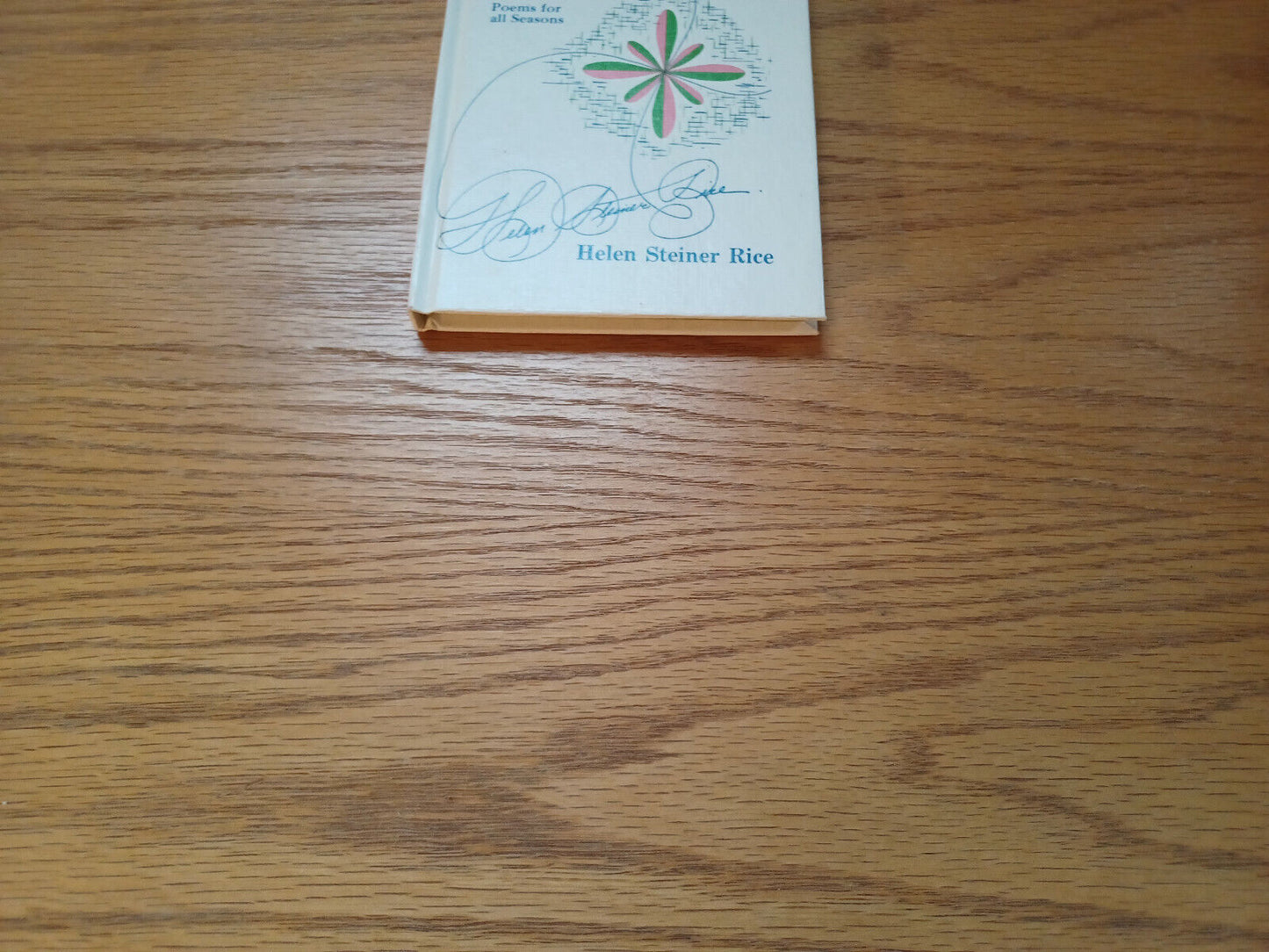 Lovingly Poems For All Seasons Helen Steiner Rice 1970 Hardcover Gibson