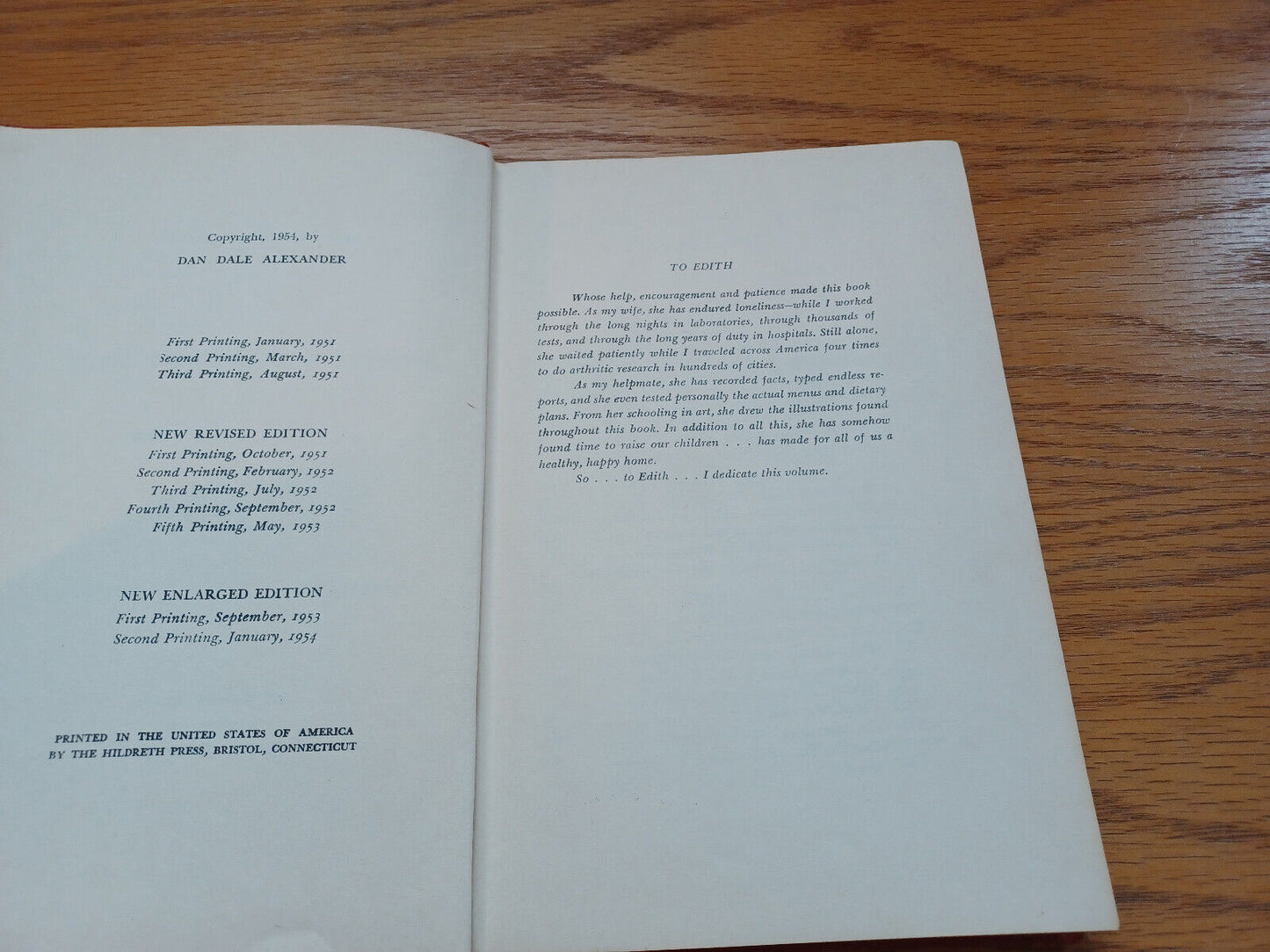 Arthritis and Common Sense Dan Dale Alexander 1954 Hardcover Witkower Press