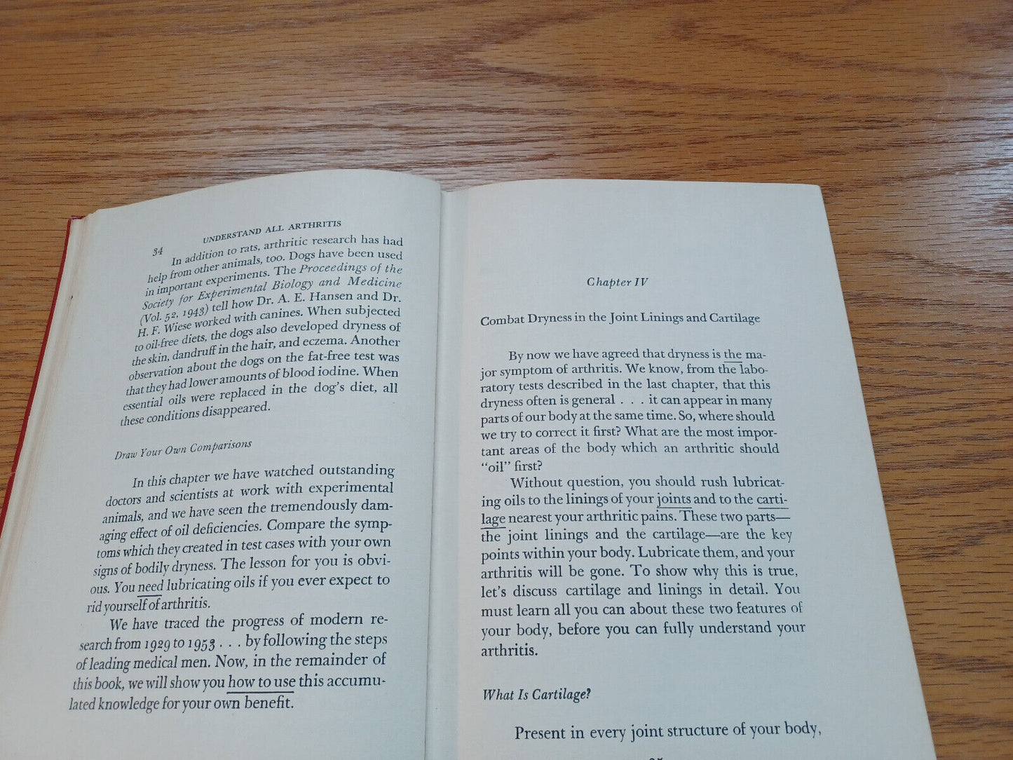 Arthritis and Common Sense Dan Dale Alexander 1954 Hardcover Witkower Press
