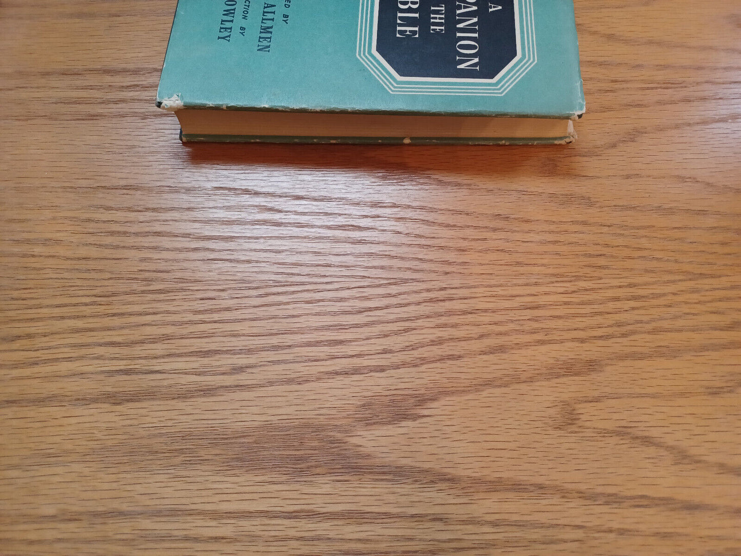 A Companion To The Bible J J Von Allmen 1958 Hardcover Dust Jacket Oxford Univer