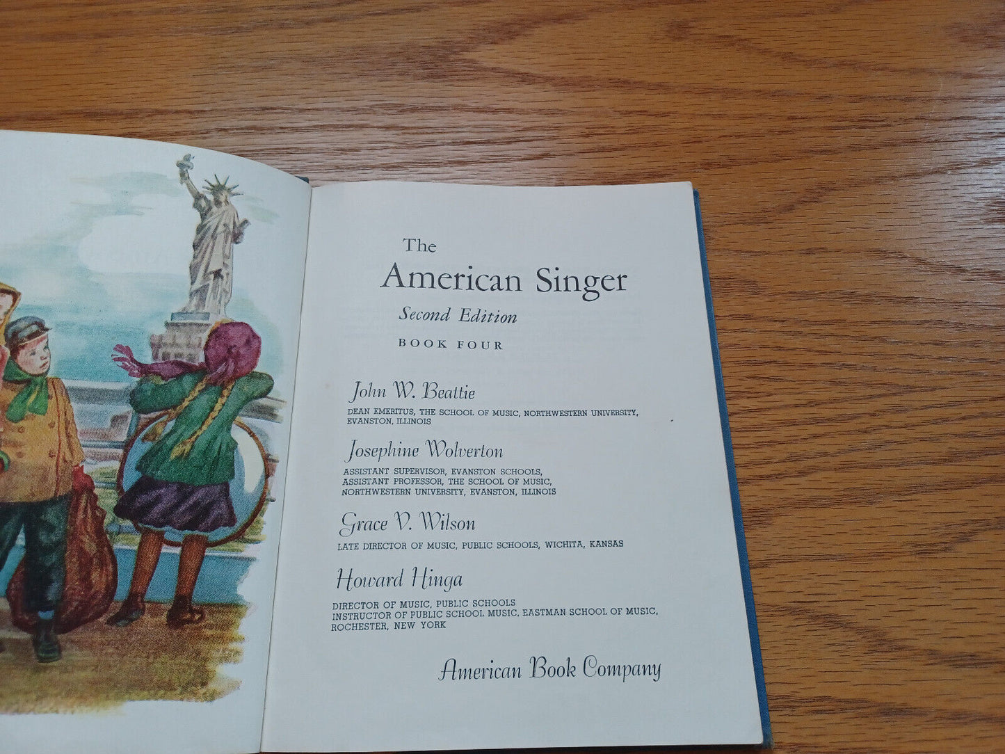 The American Singer Second Edition Book Four John W Beattie 1960 Josephine Wolve