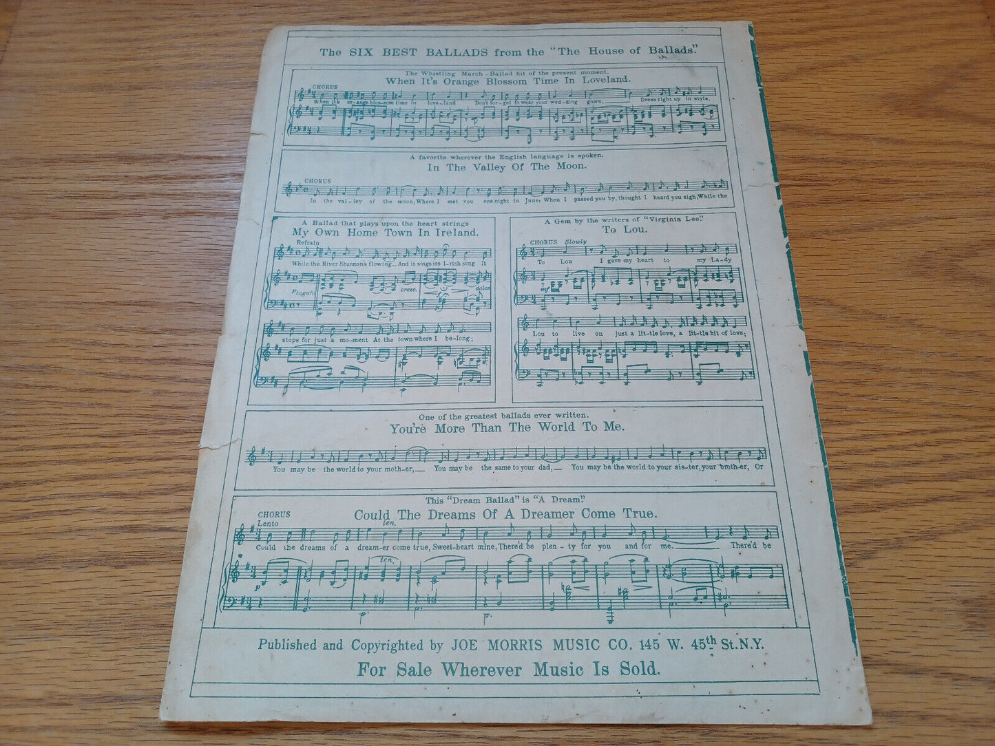 Aloha Oe Farewell To Thee H M Queen Liliuokalani 1913 The Popular Music Pub