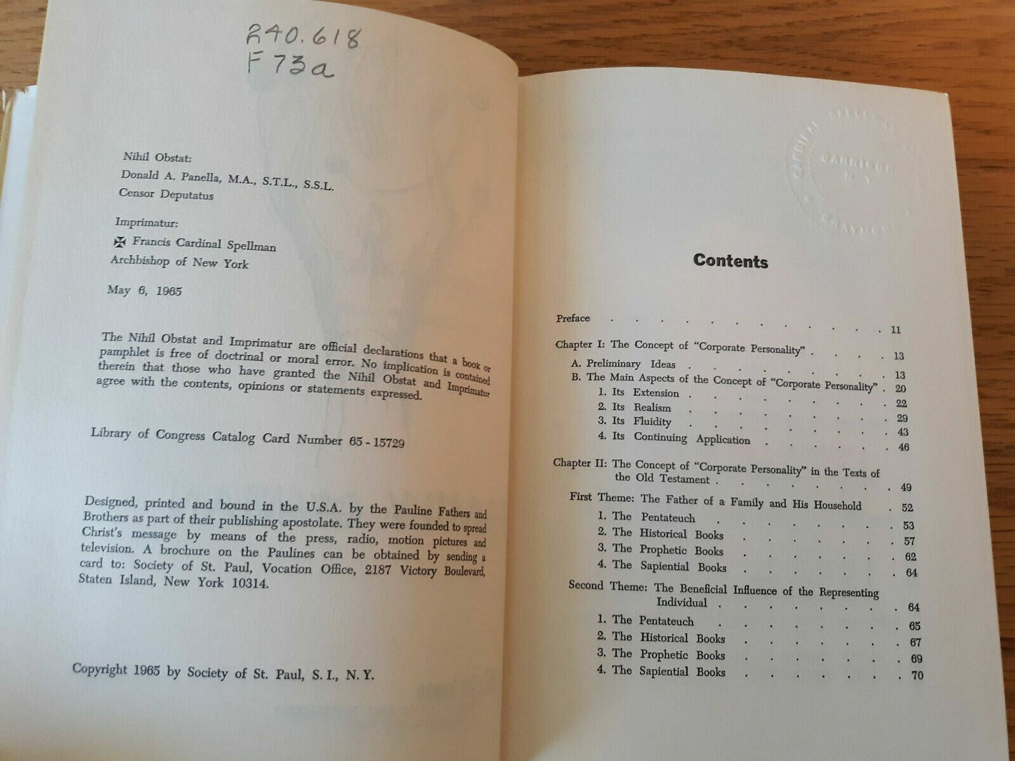 Adam and the family of man Hardcover 1965 Jean de Fraine Dust Jacket