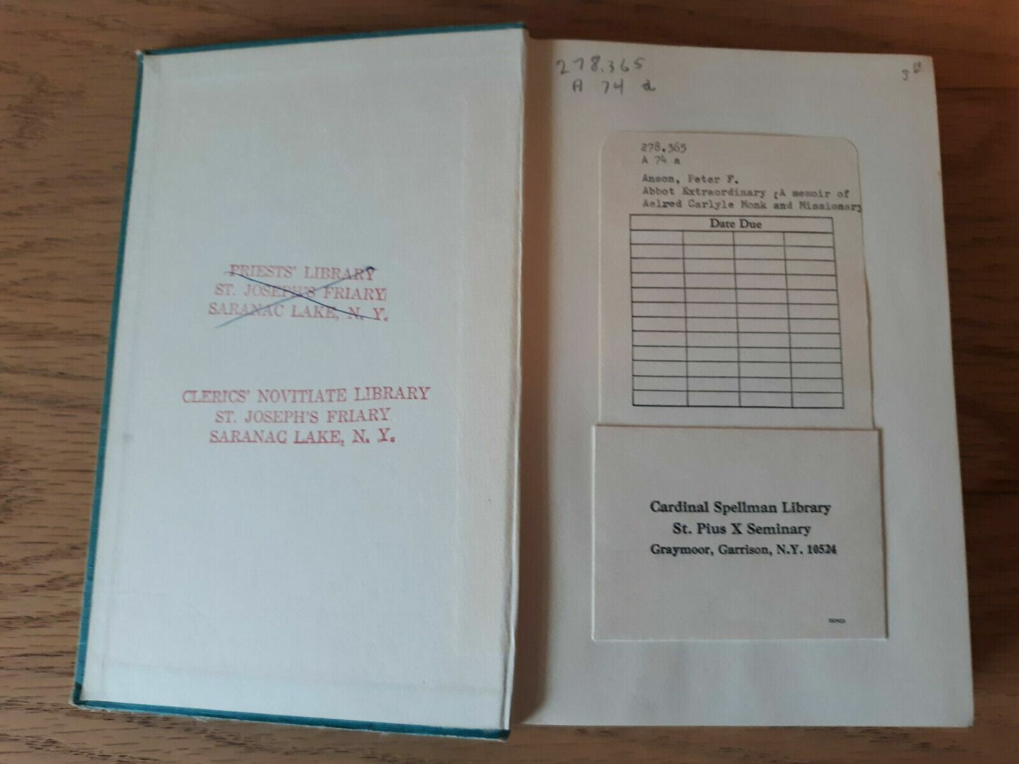 Abbot Extraordinary-a Memoir of Aldfred Carlye Monk and Missionary 1874-1955