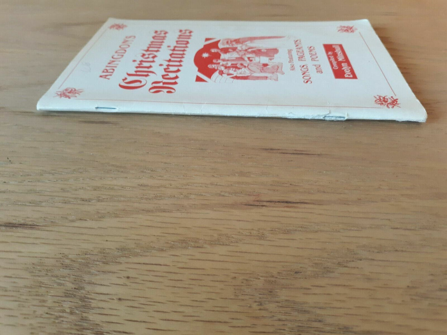 Abingdon's Christmas Recitations Paperback 1985 Evelyn Minshull