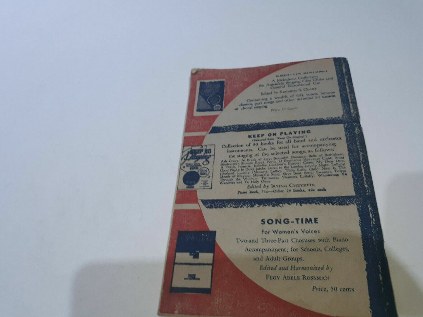 1935 Revised Edition The Everybody Sing Song Book