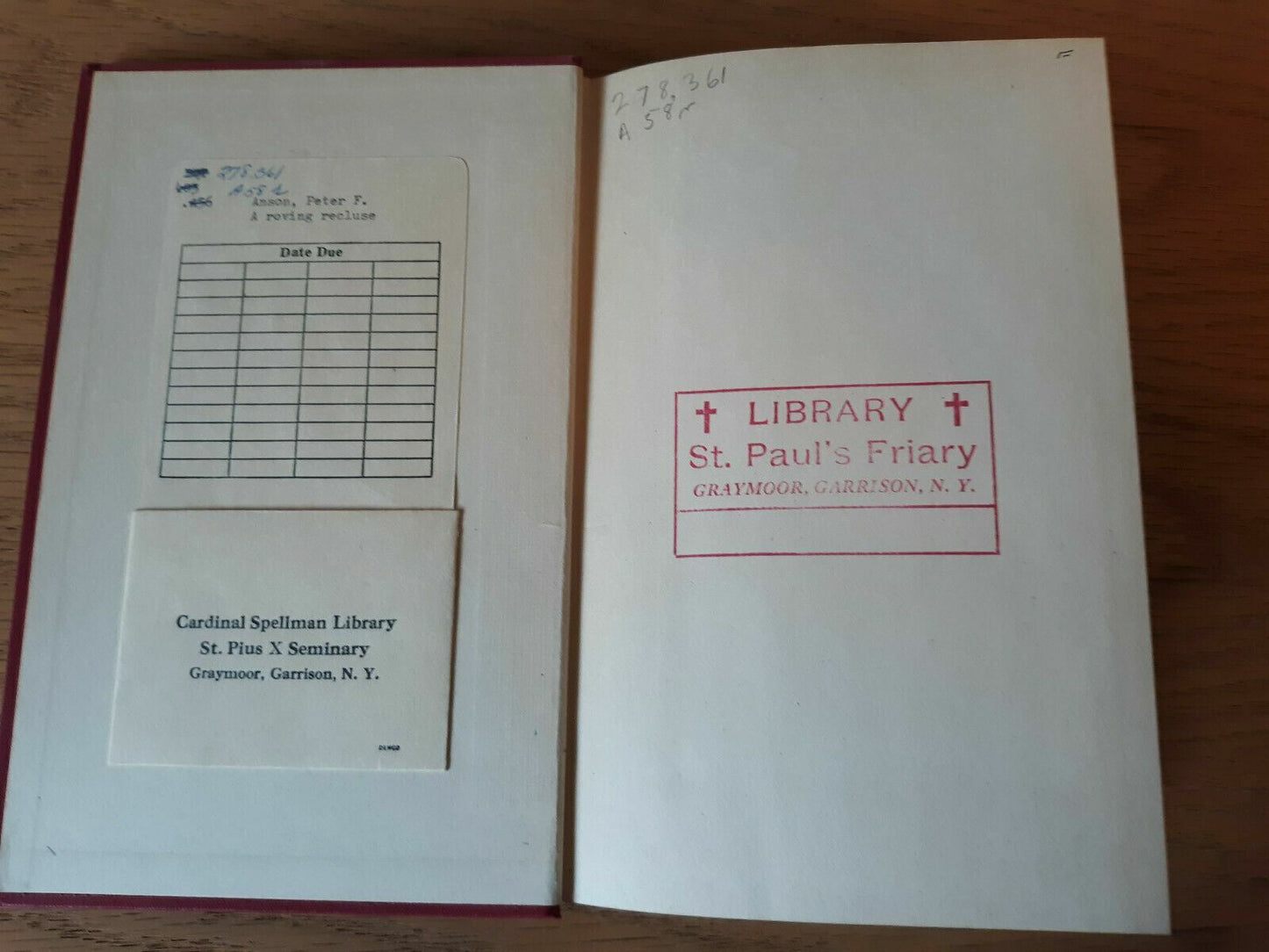 A roving recluse More memoirs Hardcover 1946 by Peter Frederick Anson (Author)