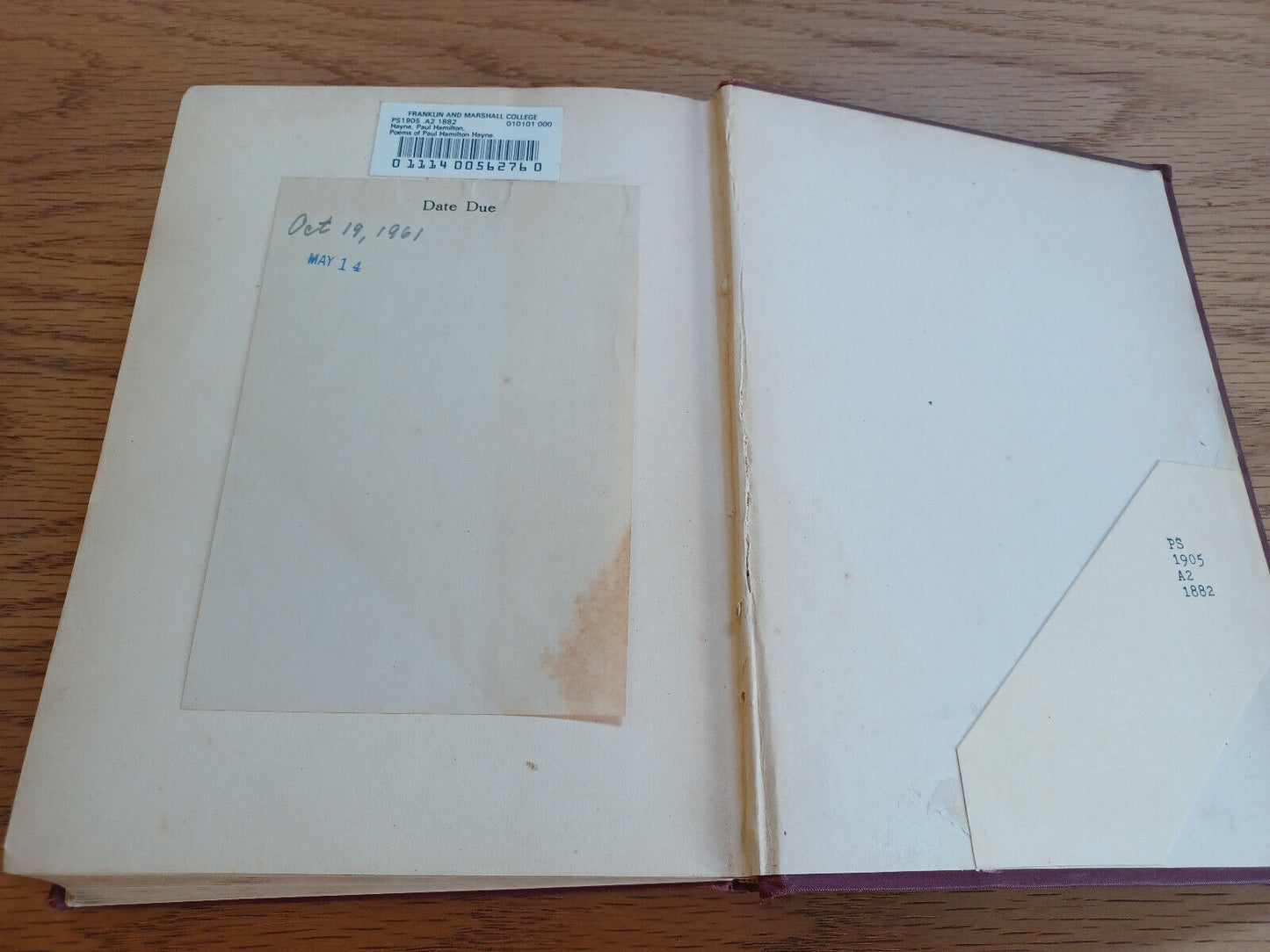 Poems Of Paul Hamilton Hayne Complete Edition 1882