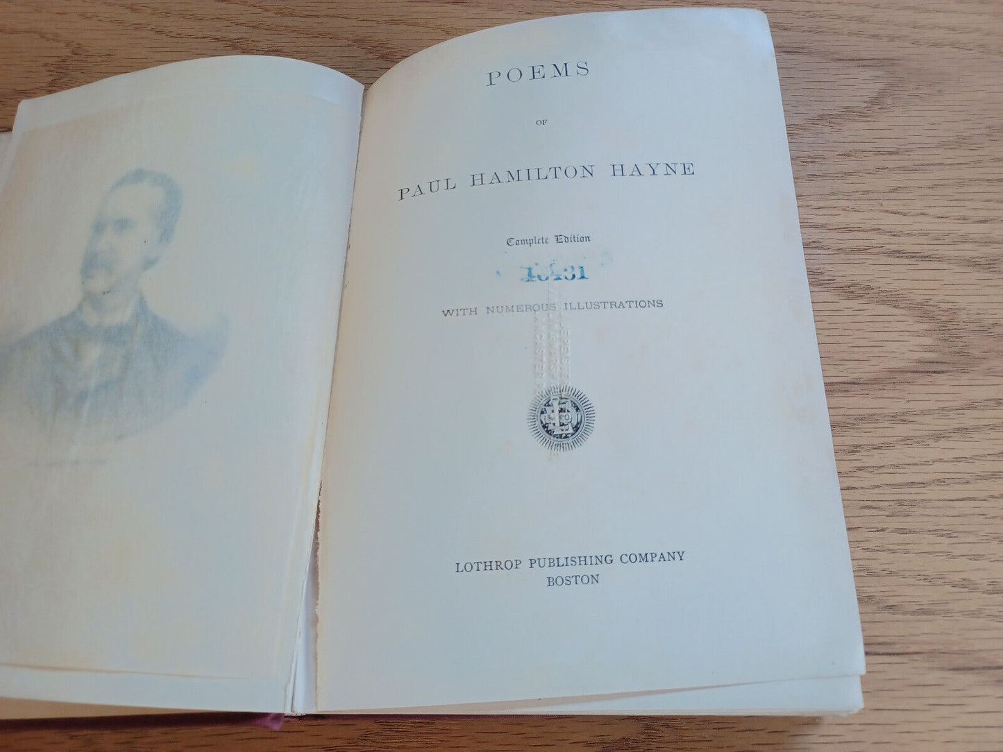 Poems Of Paul Hamilton Hayne Complete Edition 1882
