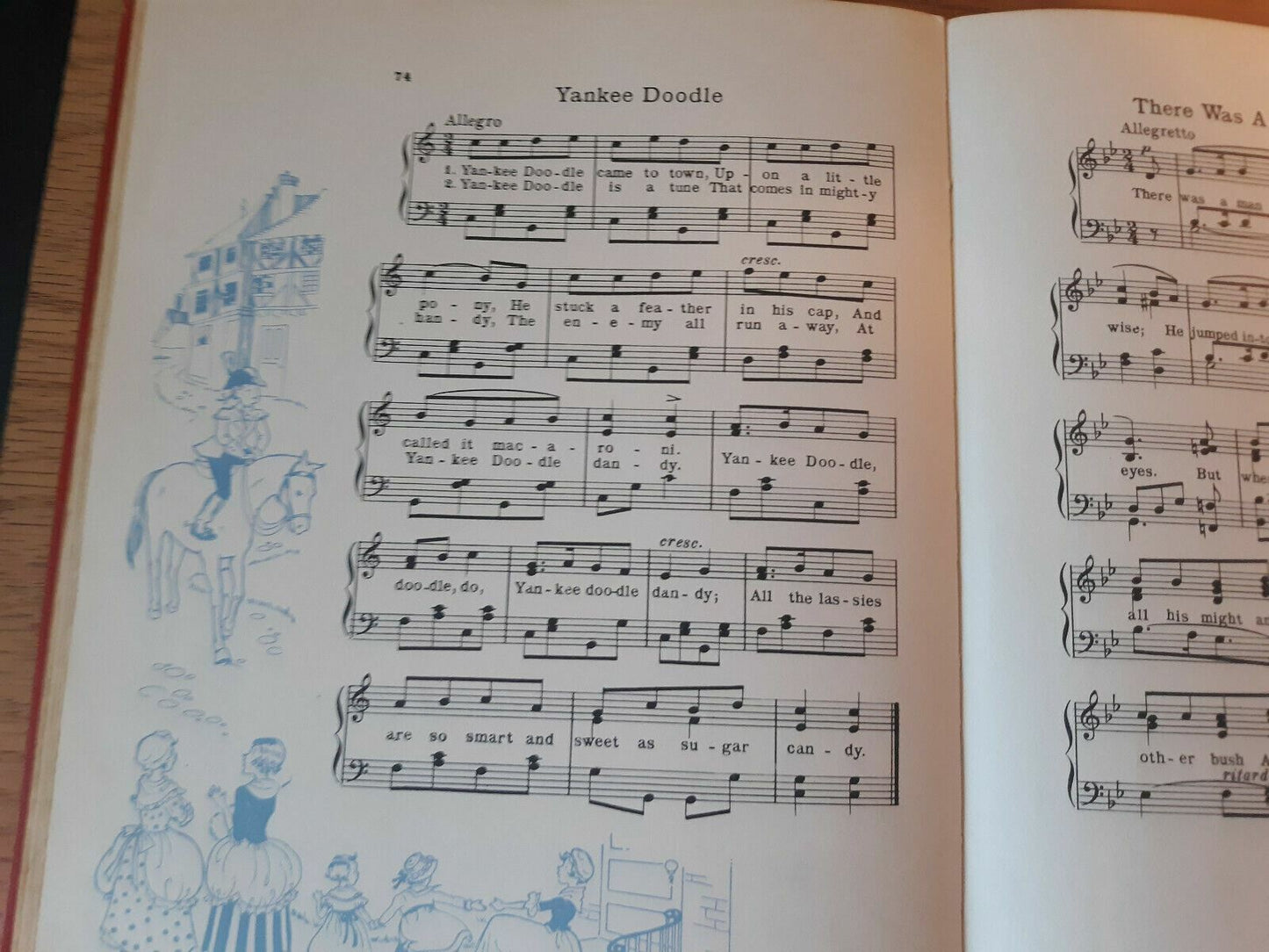 Young America's Music Volume I Vocal Hardcover 1939 Albert Wier Cradle Nursery