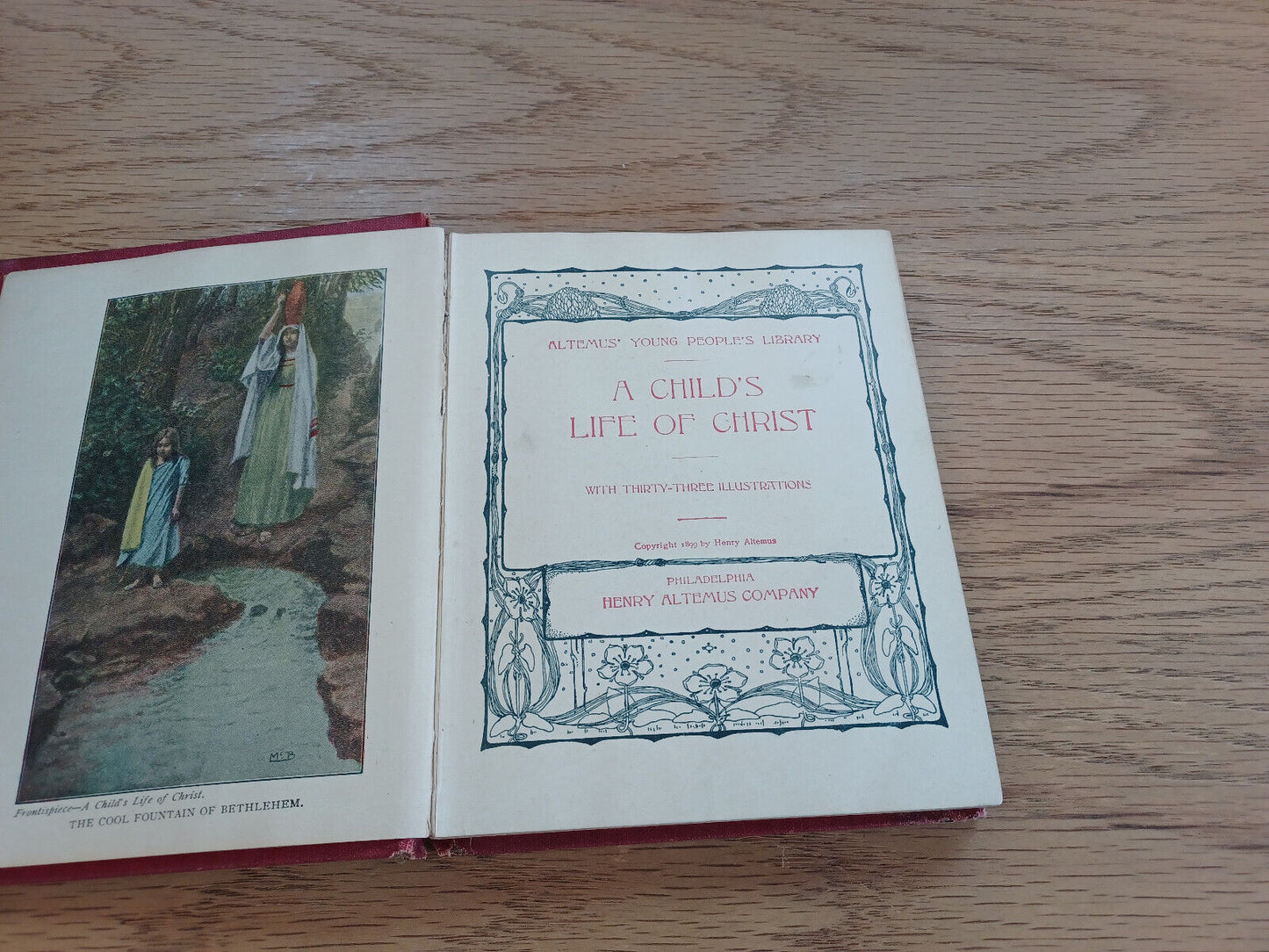 A Child’s Life Of Christ Altemus Young People’s Library 1899