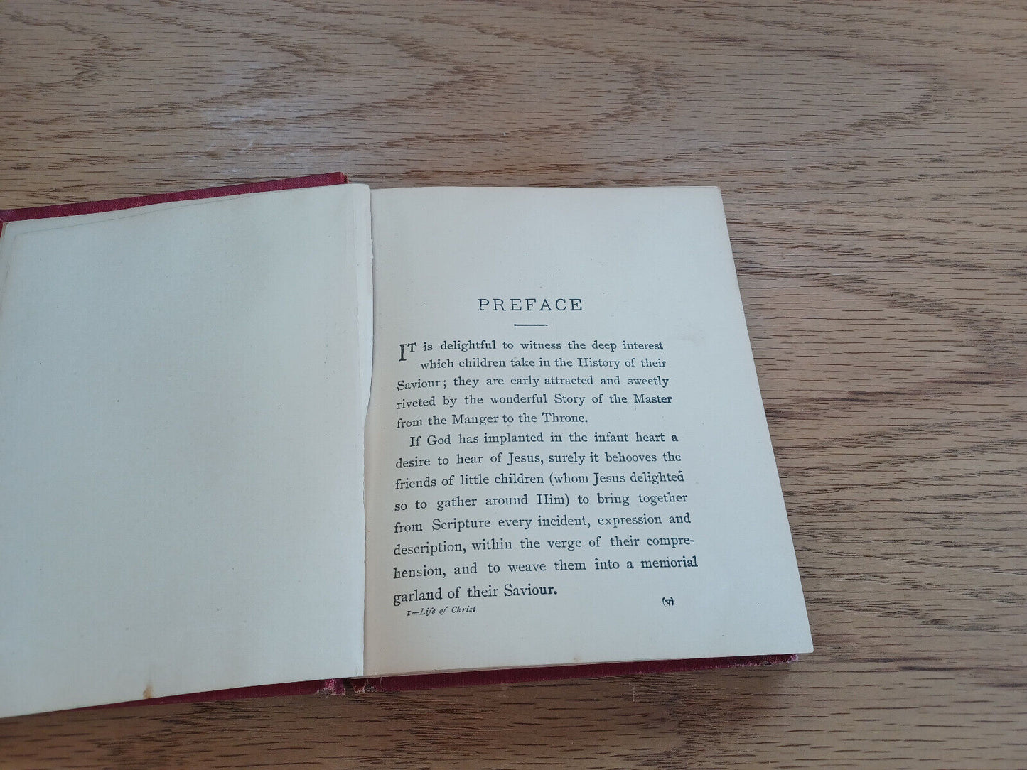 A Child’s Life Of Christ Altemus Young People’s Library 1899