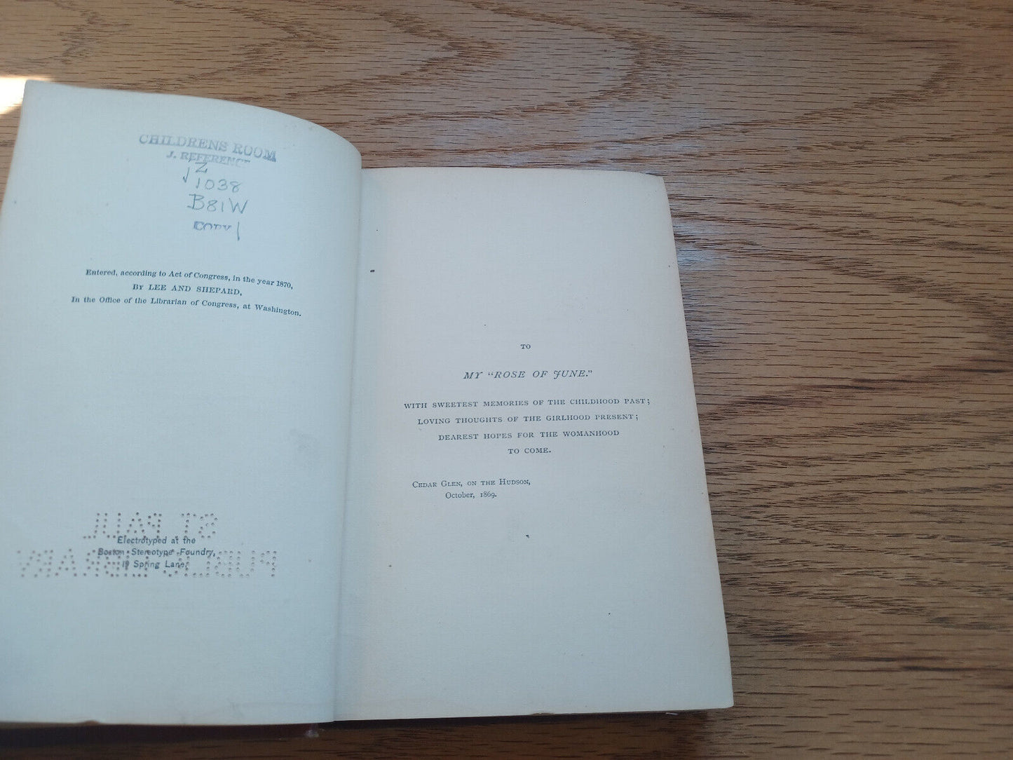 A Wrong Confessed Is Half Redressed Mrs Bradley 1871