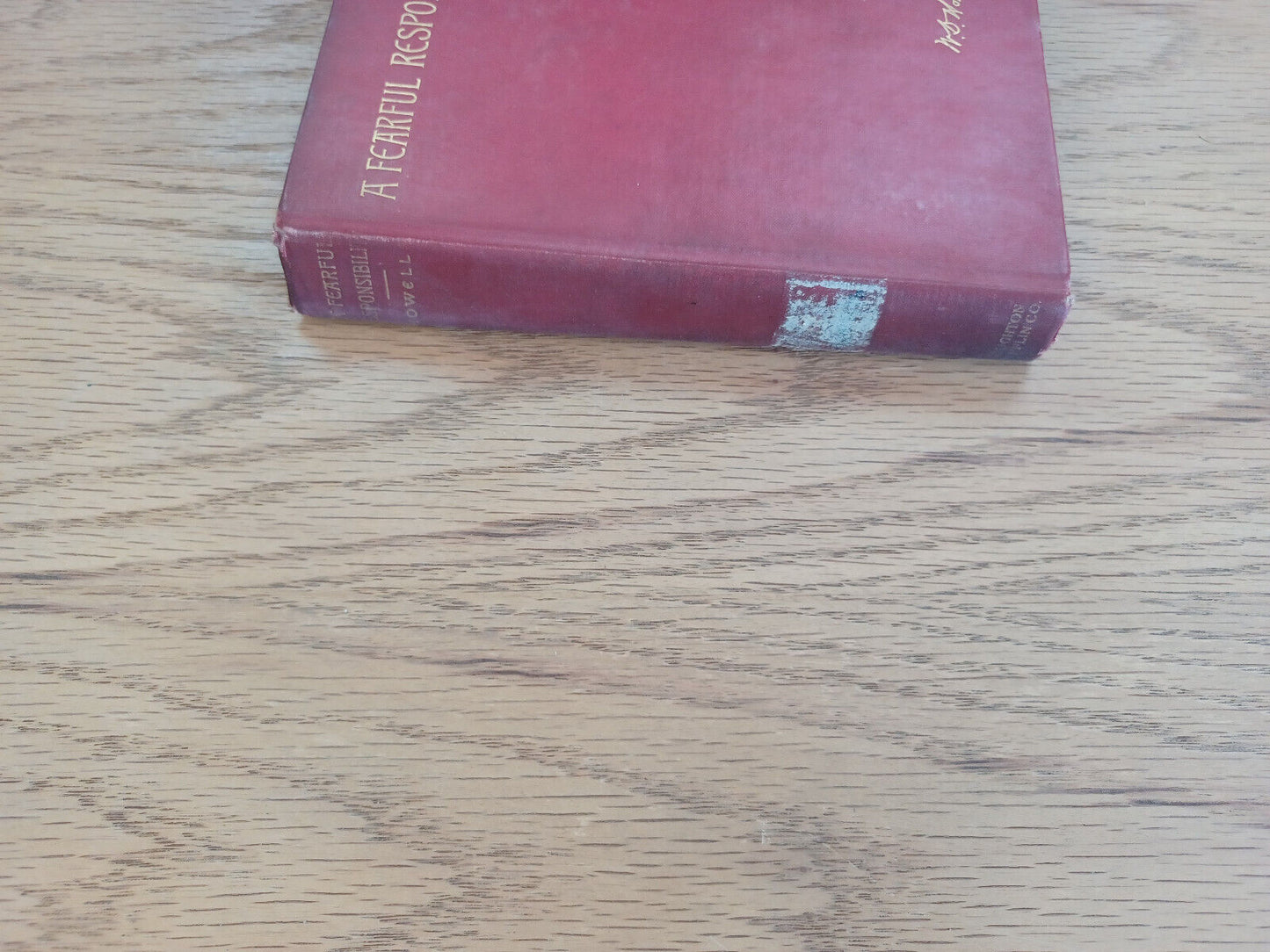 A Fearful Responsibility And Other Stories By William D Howells 1881