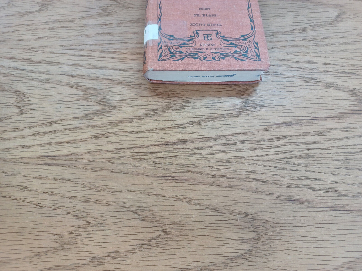 Aeschinis Orationes Post Fr Frankium Fridericus Blass 1896