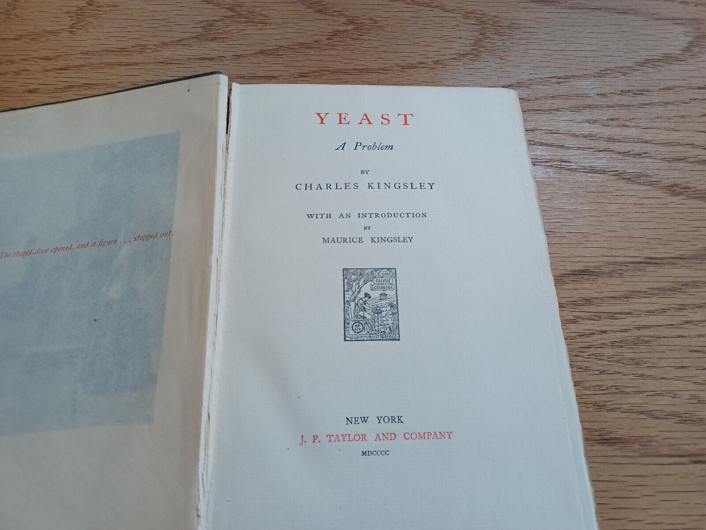 Yeast A Problem Charles Kingsley 1900 Chester Ed