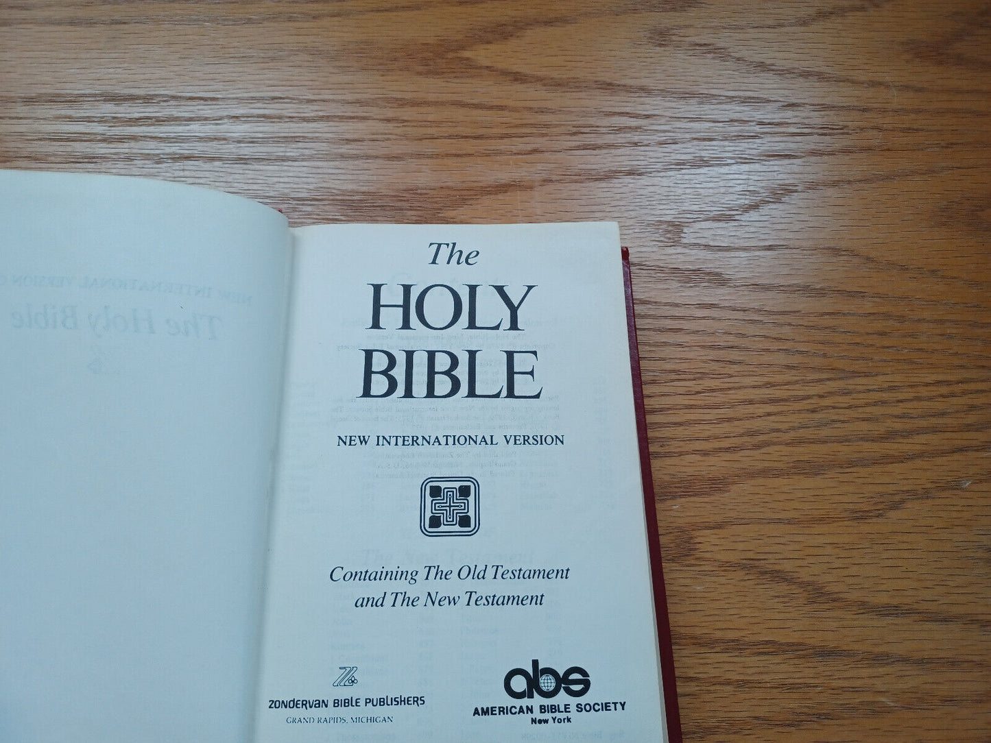 Holy Bible NIV 1982 Zondervan