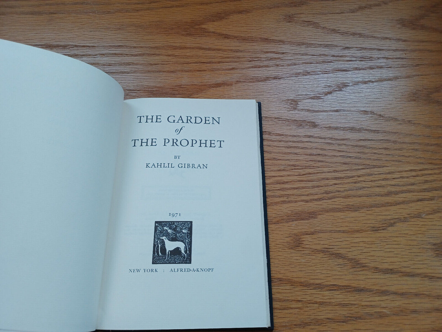 The Garden Of The Prophet Kahlil Gibran 1971