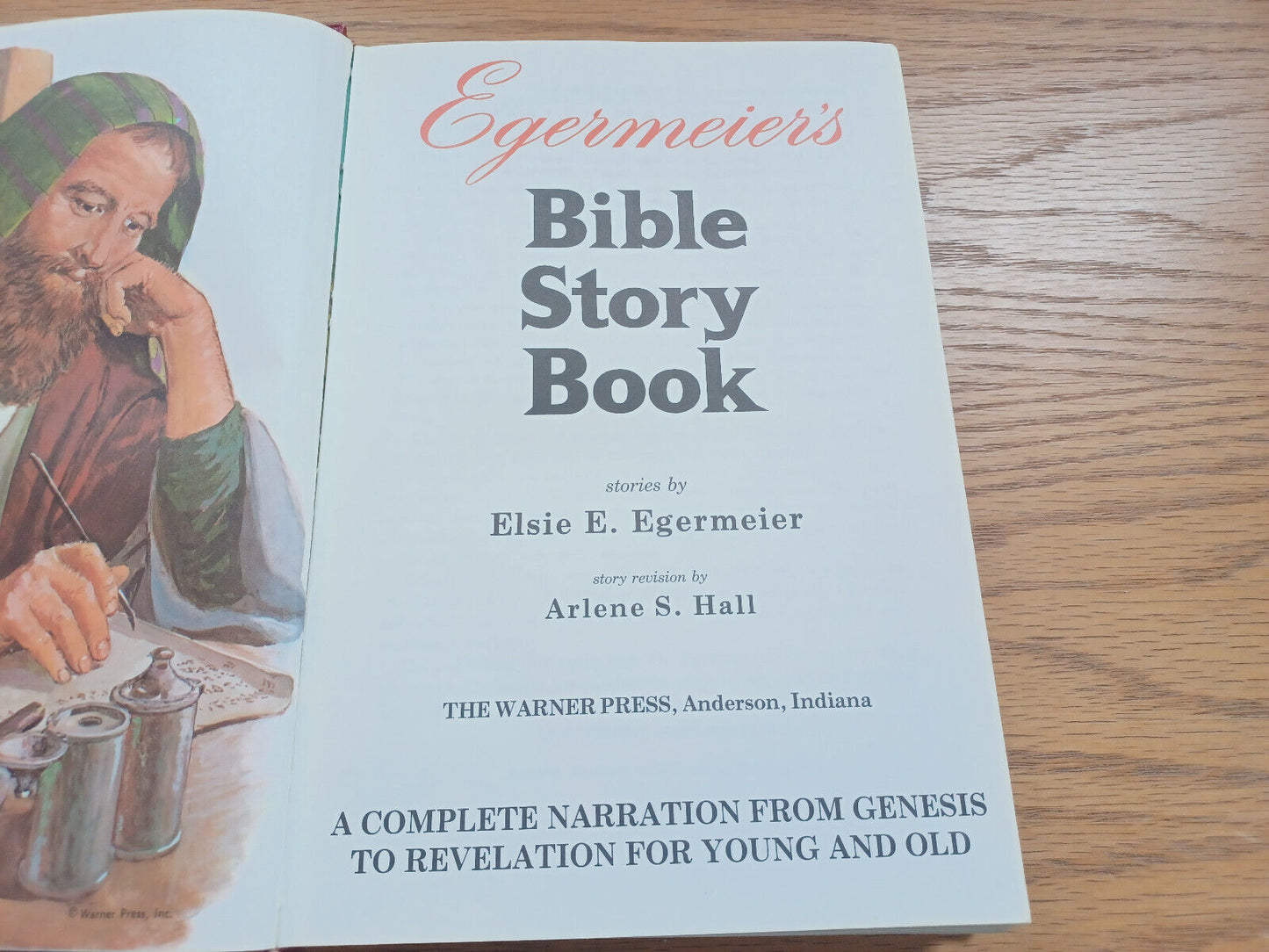 Egermeiers Bible Story Book Deluxe Edition By Elsie Egermeier 1969