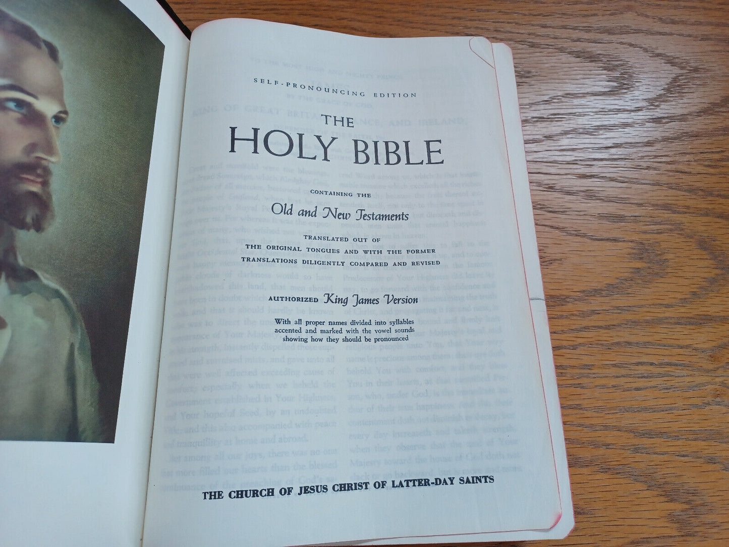 Holy Bible Self Pronouncing Authorized King James Version Church of Jesus Christ