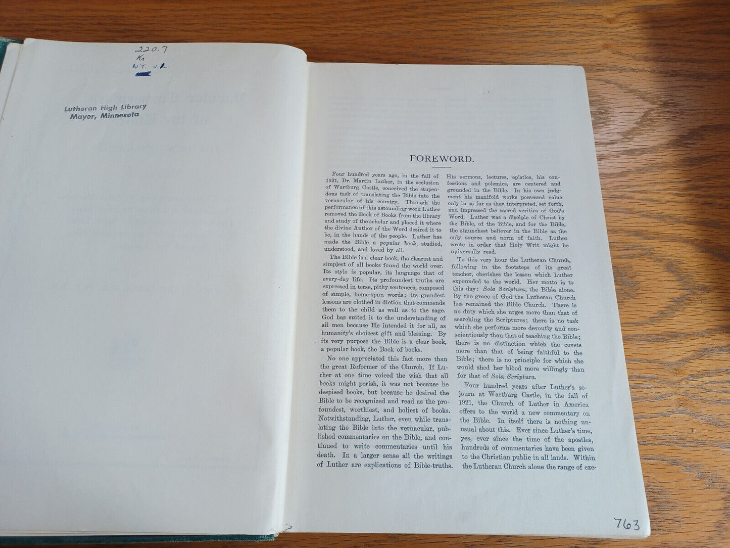 Popular Commentary of the Bible Volume I Paul E Kretzmann Hardcover Concordia 5t