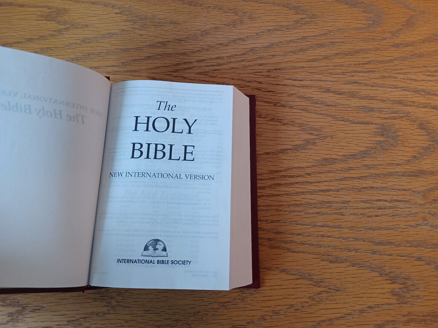 Holy Bible New International Version International Bible Society 2003 Hardcover