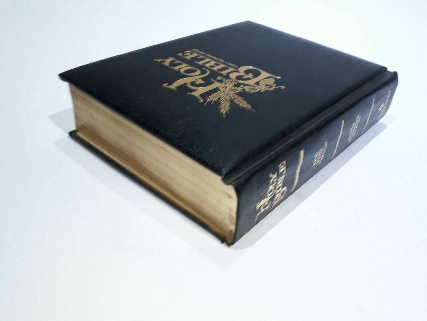 Holy Bible Family Reference Edition Leather KJV Nelson Illustrated 1971