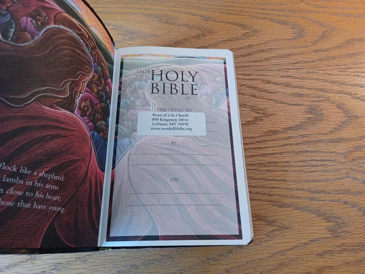 Holy Bible New International Version Zondervan 2001 Faux Leather B