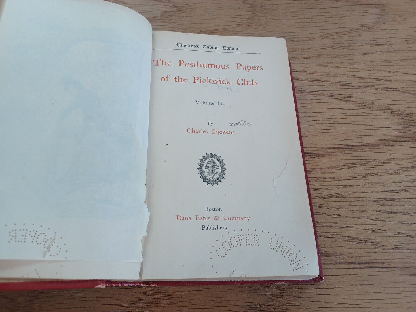 The Posthumous Papers Of The Pickwick Club Volume Ii Charles Dickens