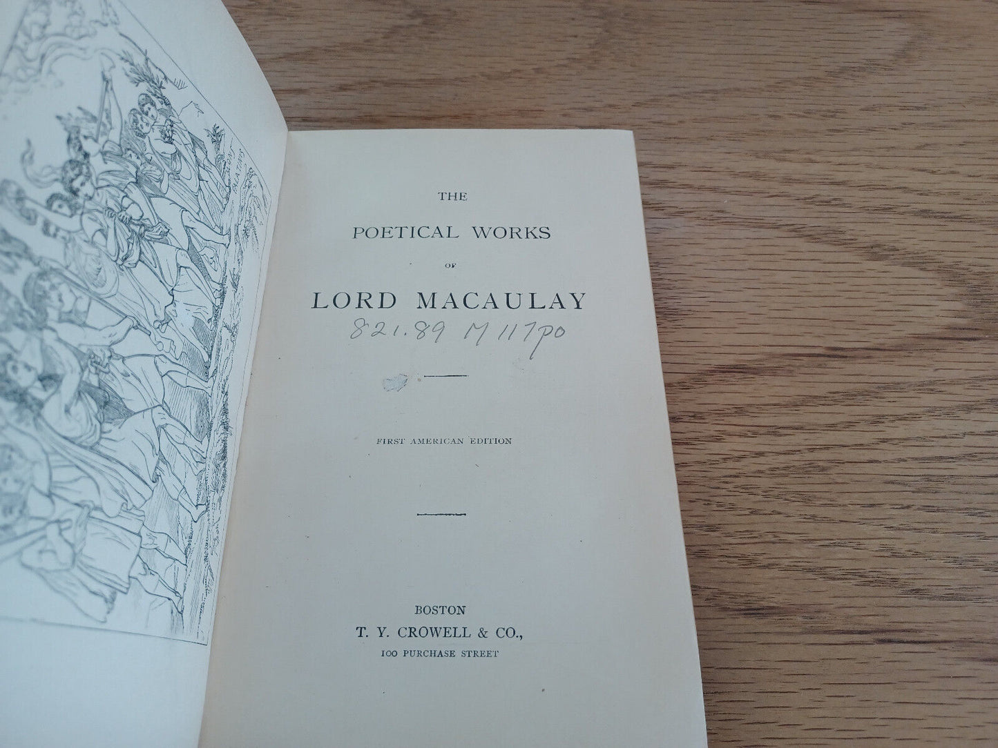 The Poetical Works Of Lord Macaulay First American Edition