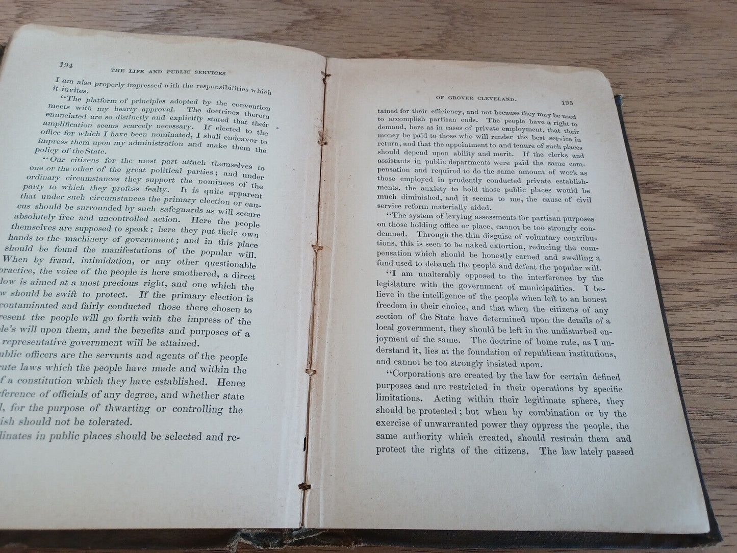 The Life And Public Servies Of Grover Cleveland 1884 By Frederick E Goodrich