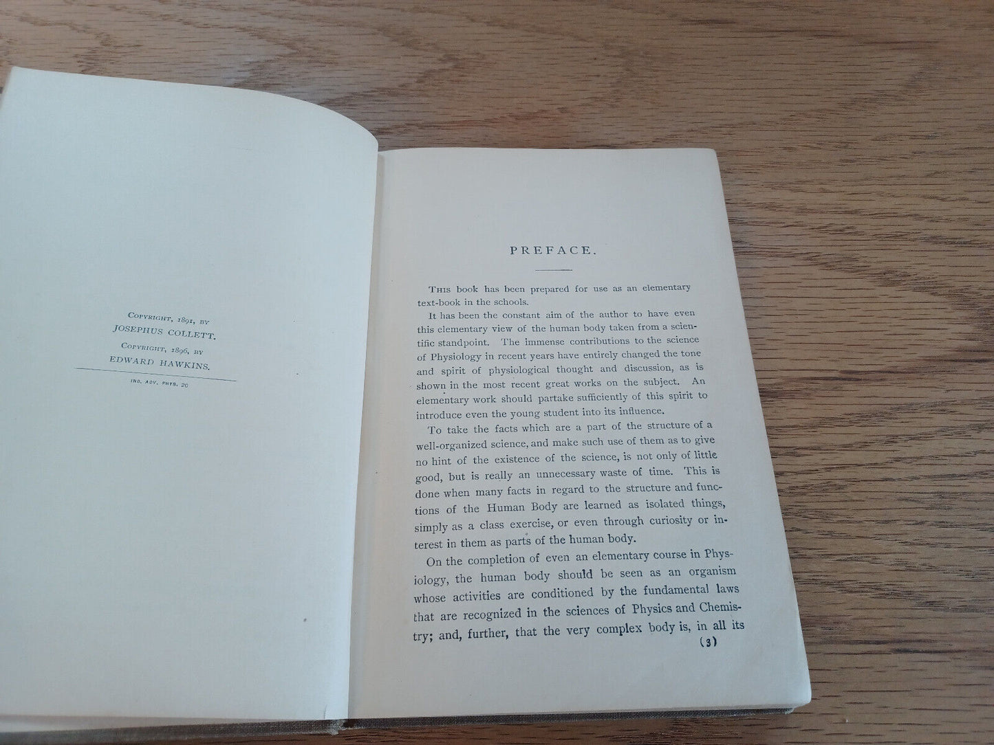 Advanced Lessons In Human Physiology By Oliver P Jenkins 1896