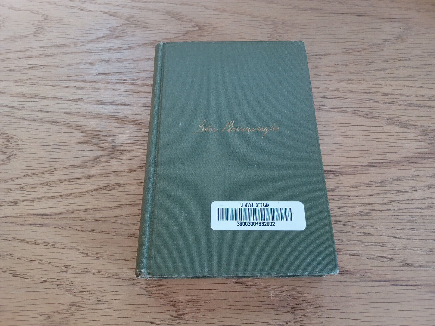 The Light Of Day John Burroughs 1900 Houghton Mifflin