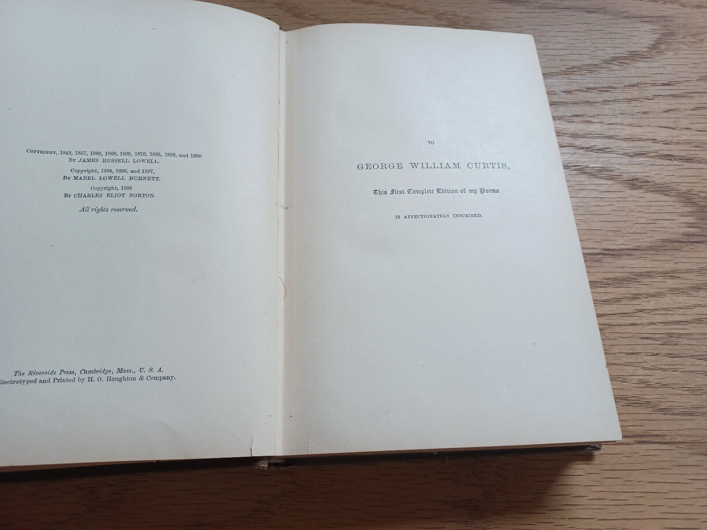 The Poetical Works Of James Russell Lowell Household Ed 1897