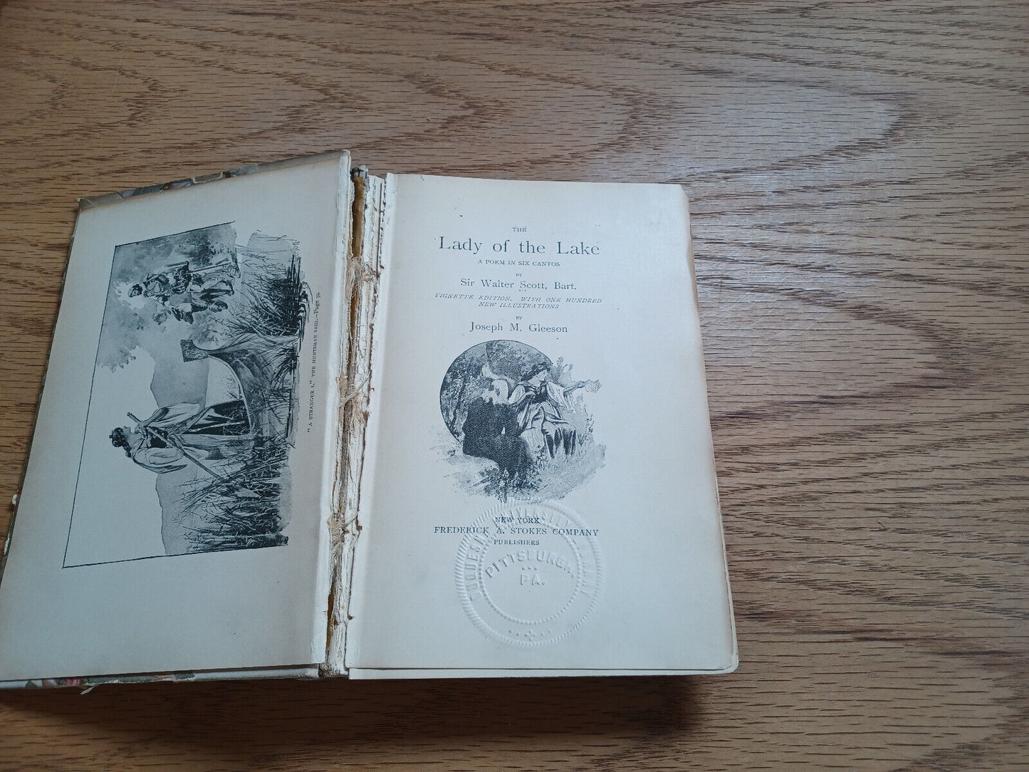 The Lady Of The Lake By Sir Walter Scott Frederick A Stokes 1892