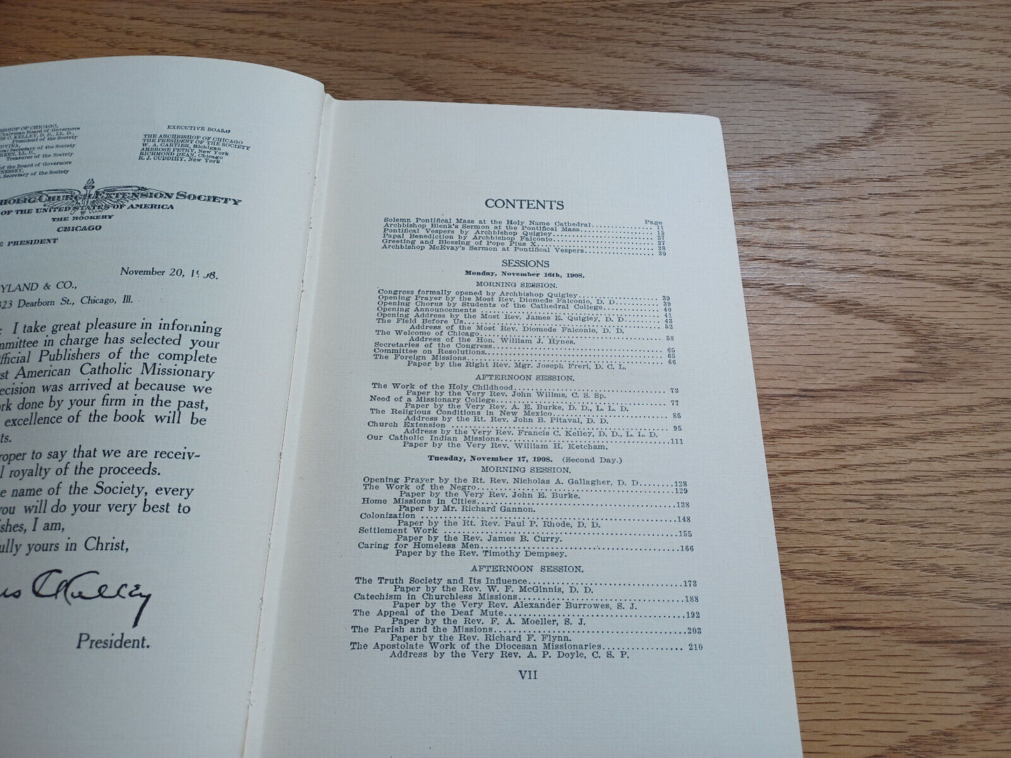 The First Catholic Missionary Congress Official Proceedings Francis Kelley 1909