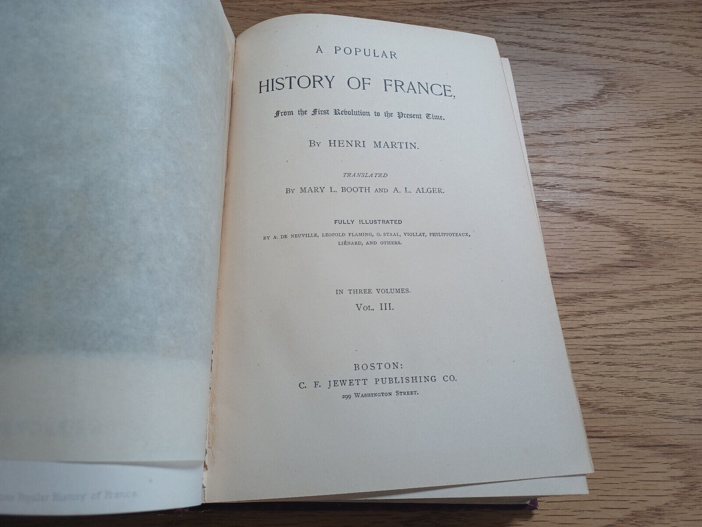 A Popular History Of France By Henri Martin 1882 Vol Iii