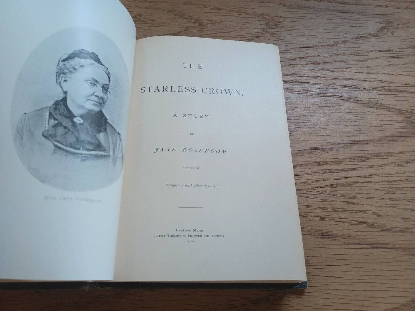 The Starless Crown A Story By Jane Roseboom 1889