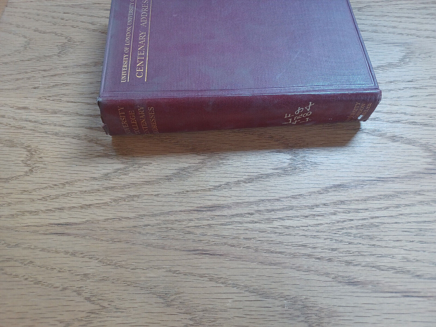 Centenary Addresses Bound Together In One Volume 1927 Ernest H Starling