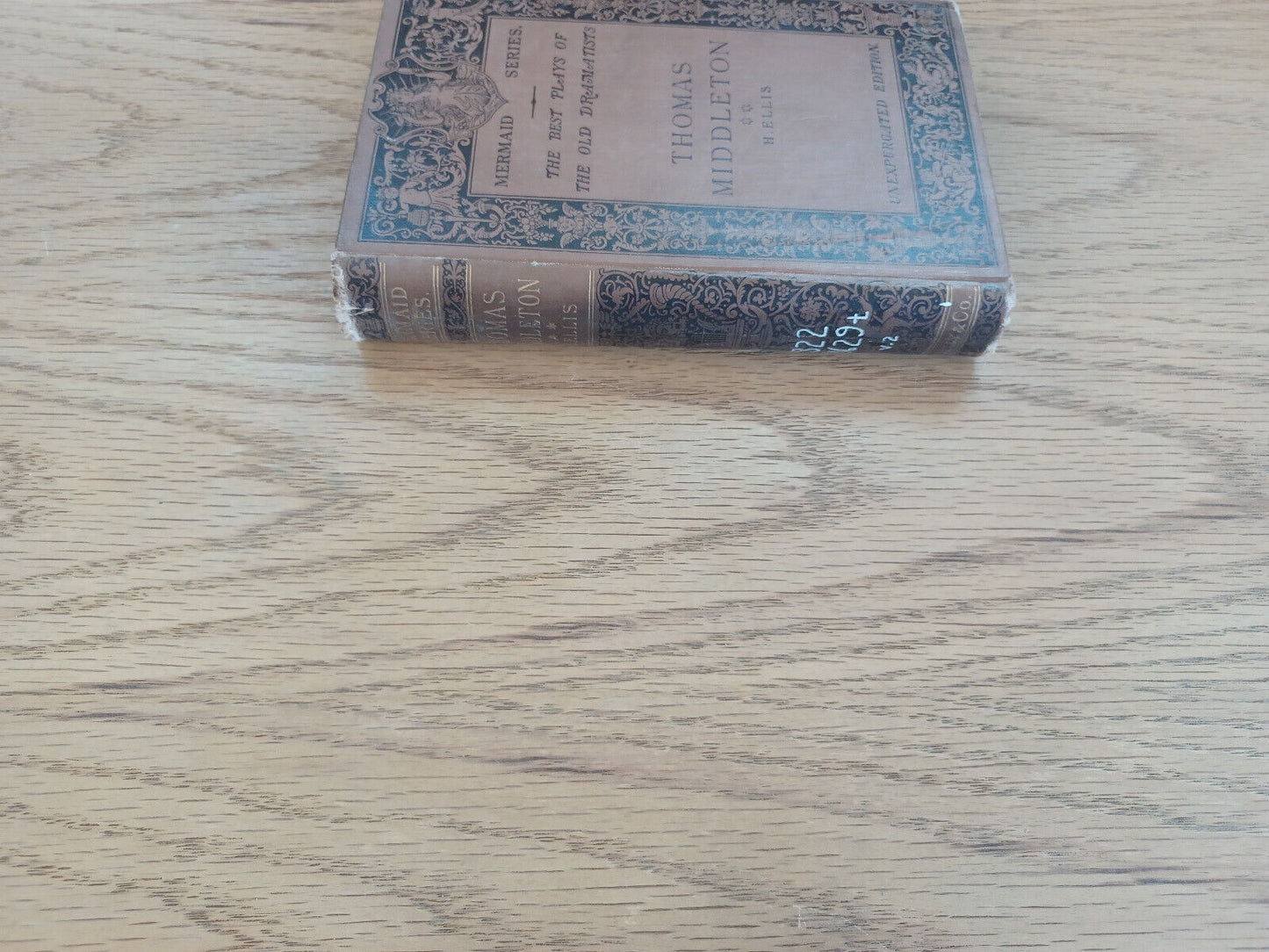 Thomas Middleton Edited By Havelock Ellis Unexpurgated Edition Ii 1890