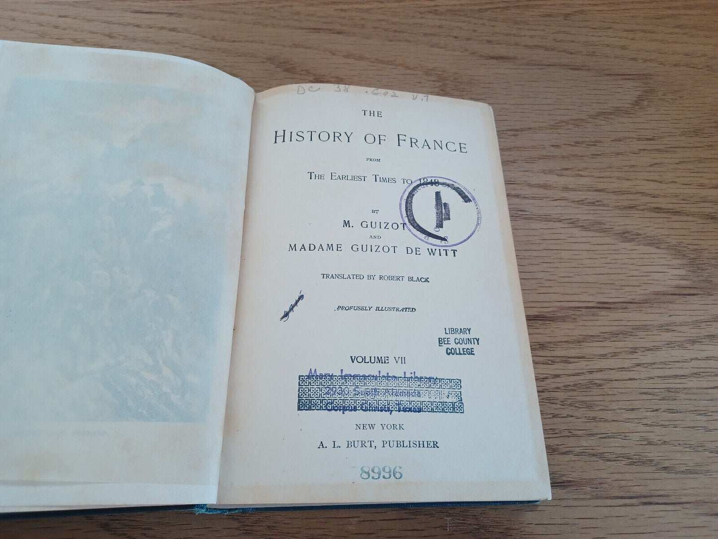 The History Of France By M Guizot And Madame Guizot De Witt Volume Vii