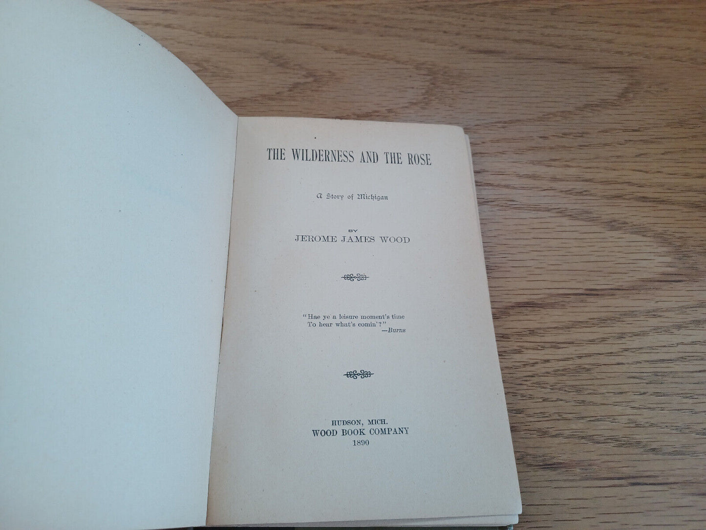 The Wilderness And The Rose By Jerome James Wood 1890